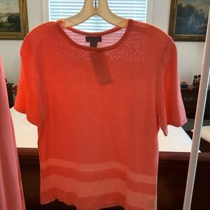 Coral light weight sweater set. Talgra sweater is size large, sweater tank is M